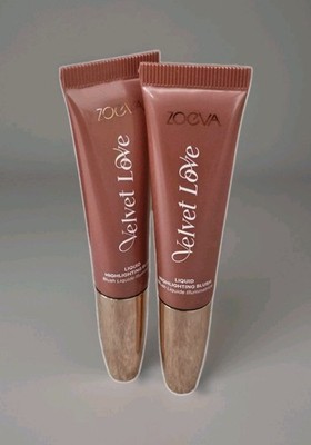 2 x 13 ml Zoeva Velvet Love Liquid Highlighting Blush Pink Nectar 2 Stück 