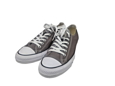 Converse All Star Low Top Gray Mens Size 12 Womens Size 14