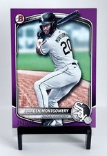 2025 Bowman Braden Montgomery /299 Purple Border Prospect #BP-132 White Sox