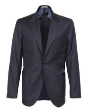 NWT EDUARDO DE SIMONE BLAZER jacket Navy blue wool luxury handmade Italy 58