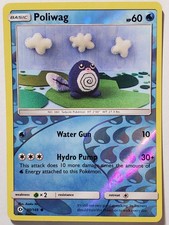 REVERSE HOLO Poliwag 30/149 NM - Asako Ito Crocheted Sun Moon Pokemon Card on eBay