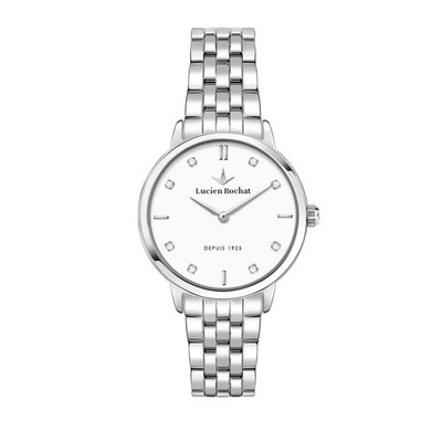 Lucien Rochat Charme - Damenuhr Silber mit Diamanten (R0453115506)