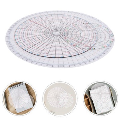 3Pcs Durable Acrylic Pottery Measuring Tools Circular Divider for Clay Sculpting