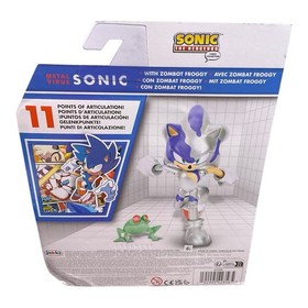 Jakks Pacific 4" Sonic The Hedgehog Comic Collection Metal Virus Figure In Hand