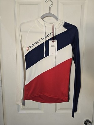 Perfect Moment Women's Hooded Long-sleeved Top New With Tags Size Small