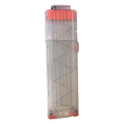 Nerf Magazin 18er durchsichtig Gun Ersatzteil Zubehör N Strike Elite Blaster