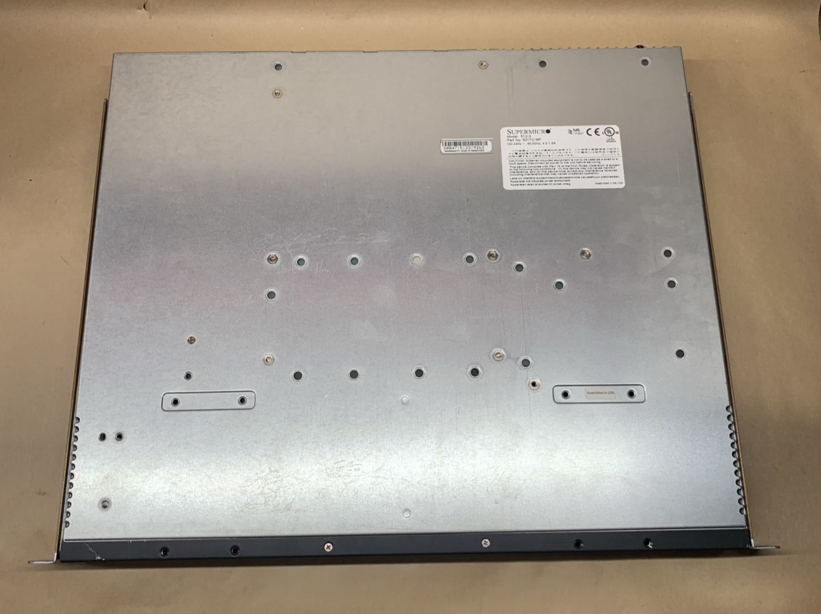 Panel Server Advanced Supermicro 5017C-MF 512-3 Server E3-1270 V3 3.5GHZ, 32GB RAM, X9SCL-F ...
