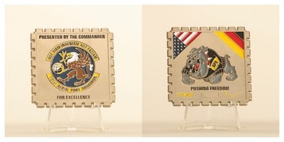 21st Aerial Port Squadron Pushing Freedom Excellence Challenge Coin  4#K
