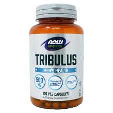 NOW Sports Tribulus 500MG Enhanced Vitality 100 Veg Capsules