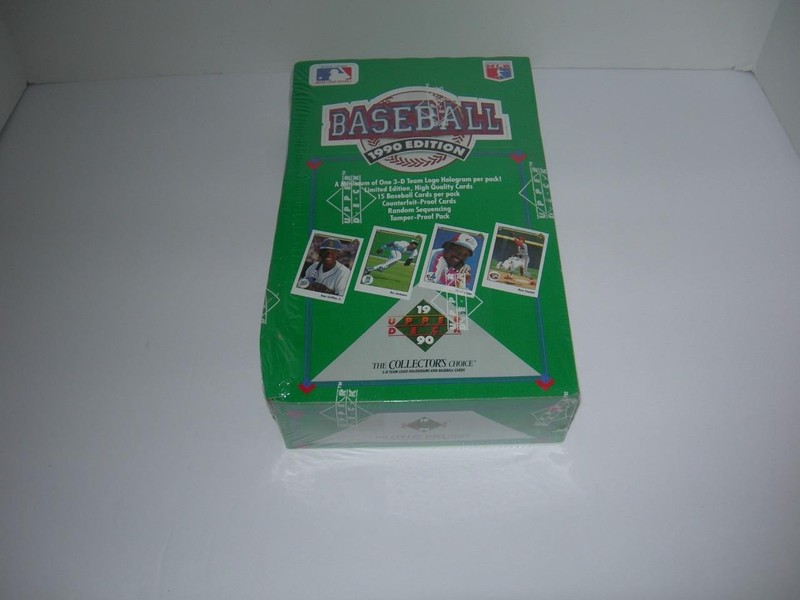1990 LOW SERIES UPPER DECK BASEBALL BOX FACTORY SEALED BOX KEN GRIFFEY