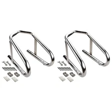 DC Cargo Versatile Fit Motorcycle Wheel Chocks for Trailer, Dirt Bike Accesso...