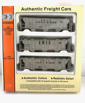 #ad #ad VINTAGE Con Cor HO Scale Erie Erie Lackawanna PS 2 Covered Hopper Kits $30.00