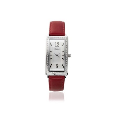 Clogau Welsh Alwen Diamond Watch with Red Leather Strap New