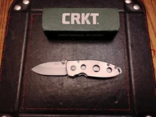 CRKT Squid Holey Folding Knife 2.24" 8CR14Mov SS Blade Discounted 3.4 OZ 2491 