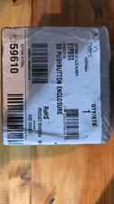 New NVENT Hoffman E1PBSS Stainless Steel Pushbutton Enclosure FREE SHIPPING