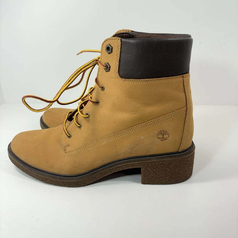 Timberland A3960 BRINDA Trigo Nubuck Ortolite Botas de Trabajo con Cordones para Mujer 9.5 Foto 3 de 4