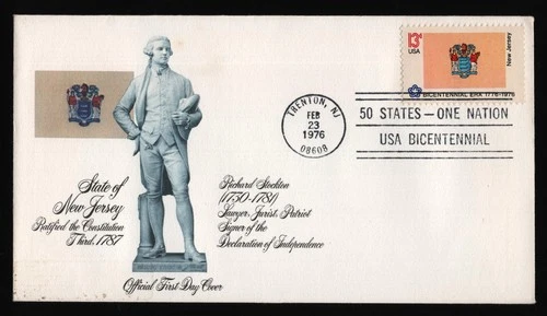 #1635 13c New Jersey, Fleetwood-City Cancel FDC **ANY 5=FREE SHIPPING**