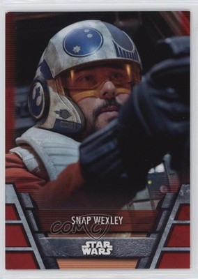 2020 Topps Star Wars Holocron Red 1/1 Snap Wexley #RES-30 i2k