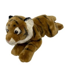 Vintage Toys R Us Small Baby Tiger Animal Alley Plush Stuffed EUC Realistic Soft