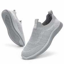 Hommes Femmes Chaussures Slip on Sneakers Chaussure sans Lacets De Course Sport