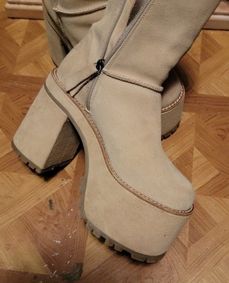 FREE PEOPLE  Disco Boots Free People Platform Punk Boots Stripper Boots 8