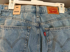Levi's Women's High Rise Cinch Baggy Jeans 32x31 Invested Indigo BNWT