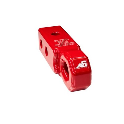 Agency 6 Soft Shackle Block   19,000lb WLL, 65K+ Break   2  Hitch Receiver - RED