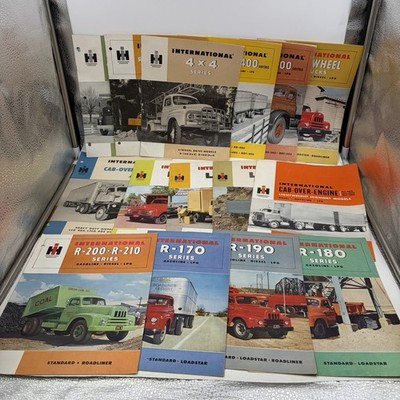 1950s International Harvester Truck Brochure Lot R Series COE 4x4 Sales Catalogs