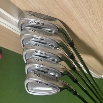 ［名器］Mizuno MP-60 6-9+P NSPRO950GH(SR) Mizuno) Iron Set 6,7,8,9+P MP-60 NSPRO950GH(SR) USED Very Good