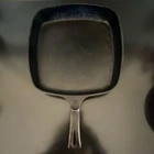 Wagner Ware Sidney 104 Cast Iron Square Frying Pan Black Vintage Original