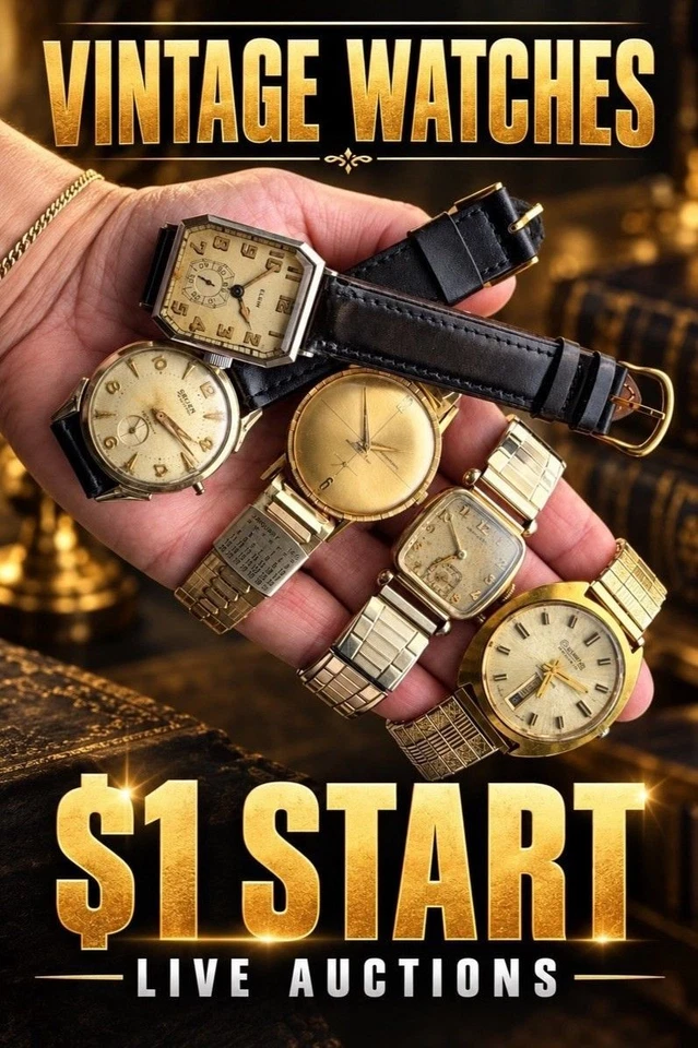 Vintage Watches! $1 Starts