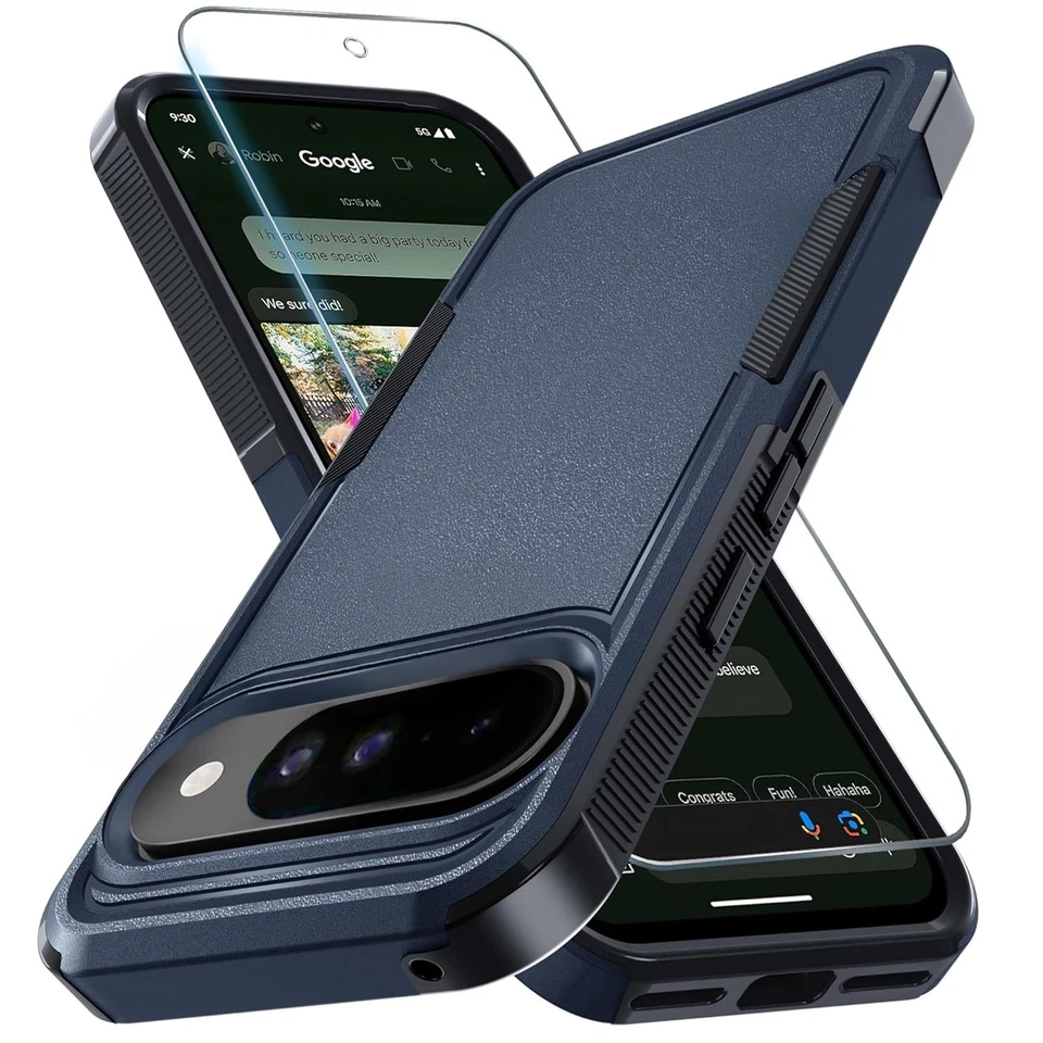 For Google Pixel 10/10 Pro XL Case Shockproof Phone Cover +Screen Glass Protect - Image 2 of 4