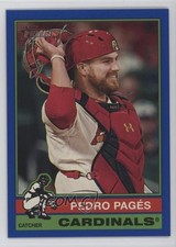 2025 Topps Heritage High Number Dark Blue Bordered Pedro Pages Pagés #524 1i5e