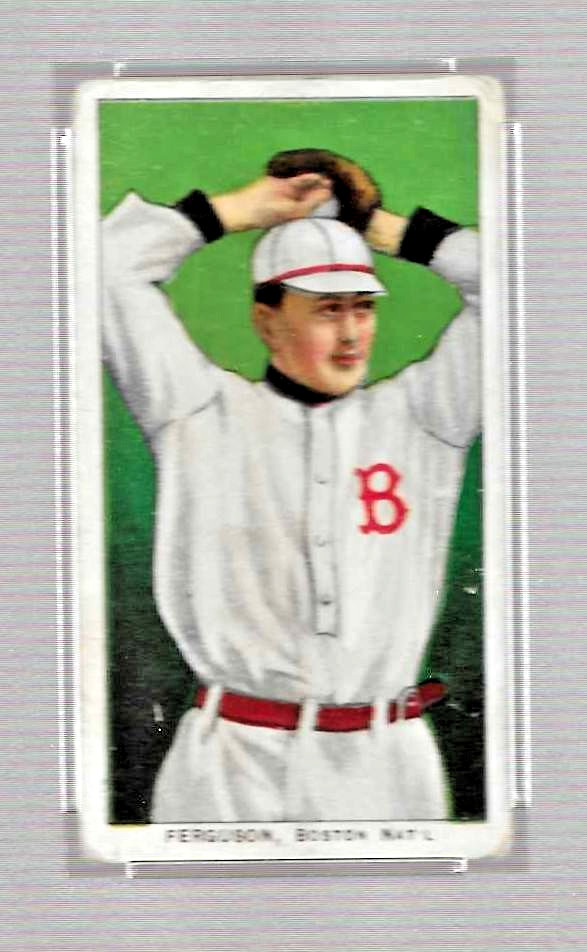 1909-1911 T206 PIEDMONT 350 TOBACCO BASEBALL CARD CECIL FERGUSON PSA 3 BOSTON view 3