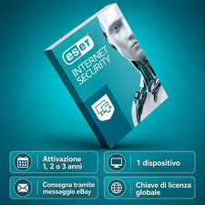 Eset Internet Security 2026 - 1 2 3 Years 1 PC - Worldwide Activation