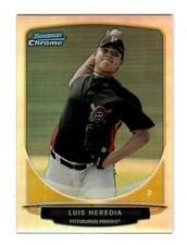 Luis Heredia 2013 Bowman chrome (cream of the crop) #CC-PP15 mini  refractor