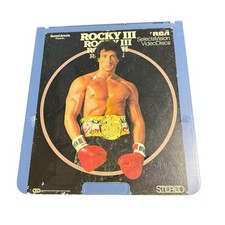 Rocky III RCA SelectaVision VideoDisc CED 1982 Vintage Movie Sylvester Stallone