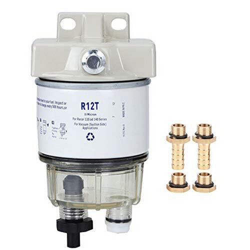 R12T Fuel Filter Spin-On Fuel Filter 15 GPH Flow Rate Effortless Maintenance - Picture 3 of 12