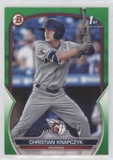 2023 Bowman Draft Green 81/99 Christian Knapczyk #BD-180 11s9