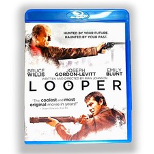 Looper Blu-ray Futuristic Thriller Bruce Willis Joseph Gordon-Levitt Emily Blunt
