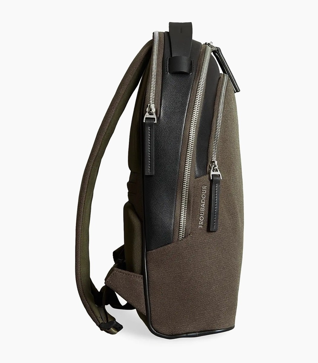 Troubadour Momentum Travel Business Backpack 13L Khaki NWT