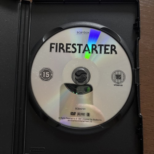 Firestarter DVD Film Stephen King 1984 Drew Barrymore - Picture 3 of 3
