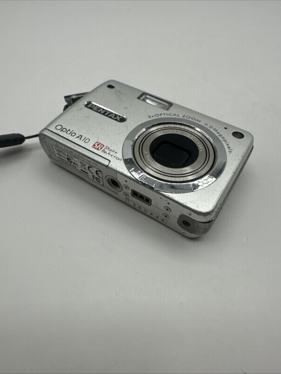 PENTAX Pentax Optio A10 8.0MP Digital Camera - Silver for sale