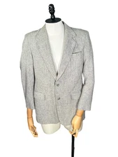 1970s Vintage John Peel Ltd Gray Blazer - Size Large