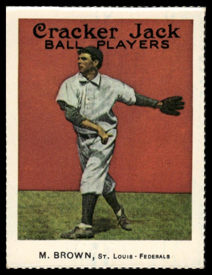 1977 Dover Publications Classic Baseball Cards Reprints #32 Mordecai Brown
