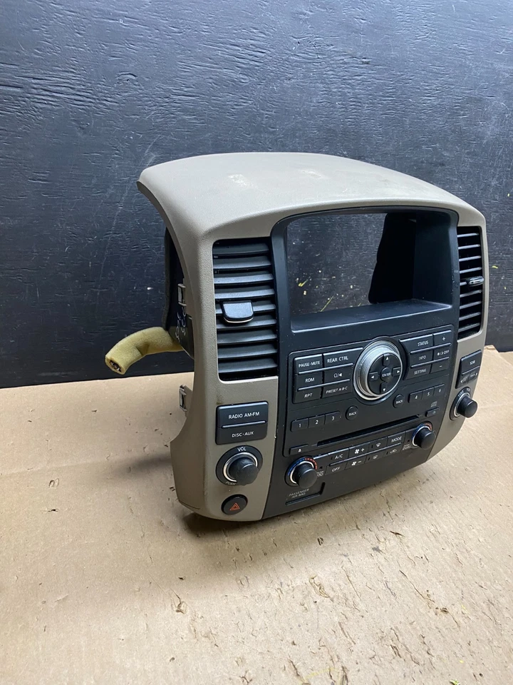 2008 2012 Nissan Pathfinder Radio A/C Heat Temperature Climate Control T5830 DG - Image 2 of 4