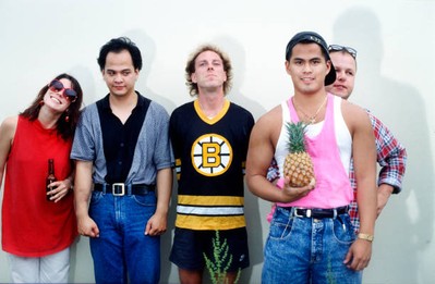 Pixies Frank Black; Kim Deal; David Lovering; Joey Santiago and hi- Old Photo 1
