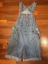 BUM Equipment Vintage Y2K Carpenter Bib Overalls Shorts Women's Small