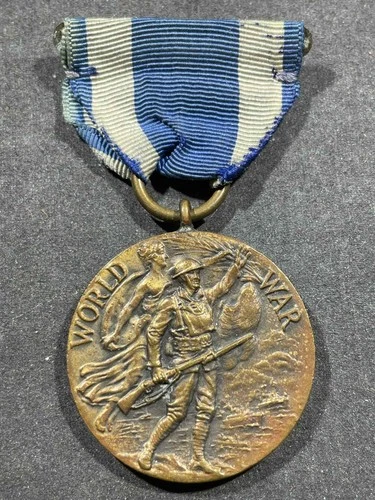 WW1 WWI US Army Navy USMC Military New York State Service Medal NUMBERED 60038