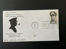 1971 #1424 6c Douglas MacArthur - FDC Plus FDC